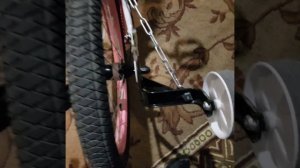 усиление боковых колесиков  у детского велосипеда