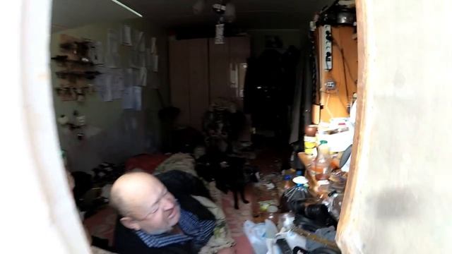 Помощь Бездомному Николаю. Готовлю жилье. Гараж Бомжу / Гараж Бездомному