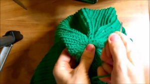 Вязание на машинке. Шапка и шарф из пряжи КРОХА