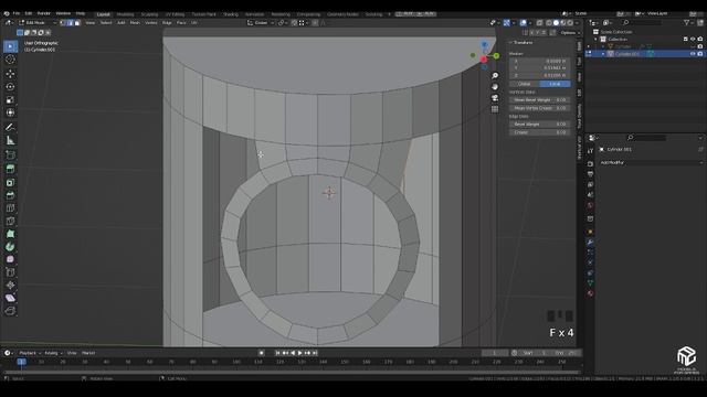 Сшиваем без артефактов | Уроки Blender | Топология | 3D | Tutorial Blender смотреть онлайн