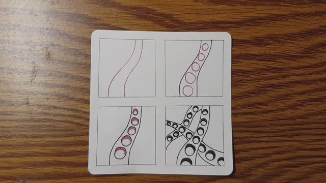 Зентангл / танглы
Рисуем пошагово тангл: Portholes смотреть онлайн