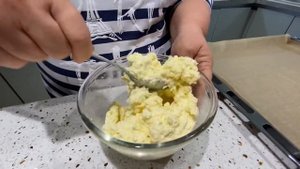 Рецепт. Хачапури творожный с рисовой мукой