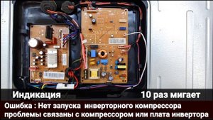 Код ошибки холодильника Samsung InverterКод ошибки холодильника Samsung Inverter