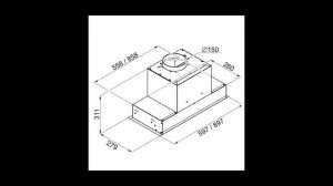 Вытяжка полностью встраиваемая Maunfeld