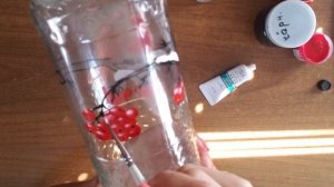 Ваза из бутылки от сока.  DIY.  Vase from a bottle of juice.
