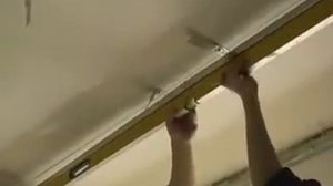 Монтаж гипсокартонного потолка