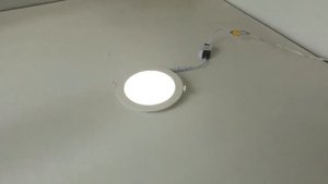 Встраиваемый светильник Gauss ультратонкий круглый 15W