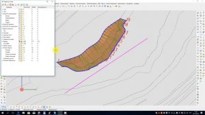 Расчёт объёма горных работ методом вертикальных сечений