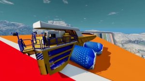 КАКОЙ БЕЛАЗ РАЗОБЬЁТ ПОЕЗД ПОЖИРАТЕЛЬ? Подъём по самой длинной лестнице. Гоша и Чич.