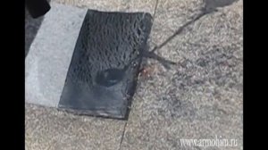 Латочный ремонт мягкой кровли наплавляемыми гидроизоляционными материалами