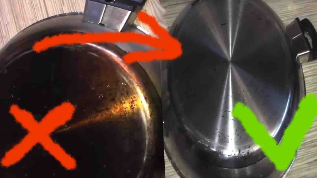 СКОВОРОДКИ ЧИСТИМ - СУПЕР СРЕДСТВО как БЕЗ труда отчистить дно
