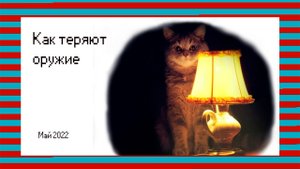 Ужесточения ответственности за утрату оружия