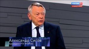 Александр Сигов в ток-шоу «Агора» с Михаилом Швыдким │Россия Культура