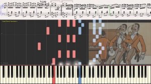 The Entertainer - Scott Joplin (Ноты и Видеоурок для фортепиано) (piano cover)