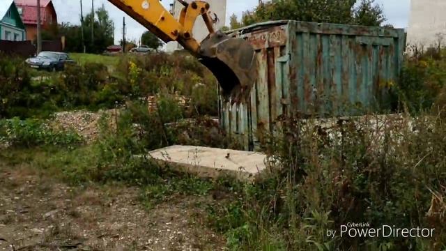 Плита перед гаражом. смотреть онлайн