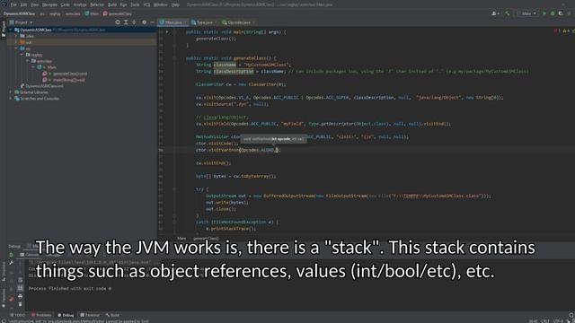 Java | Create a dynamic class, from bytecode, during runtime!