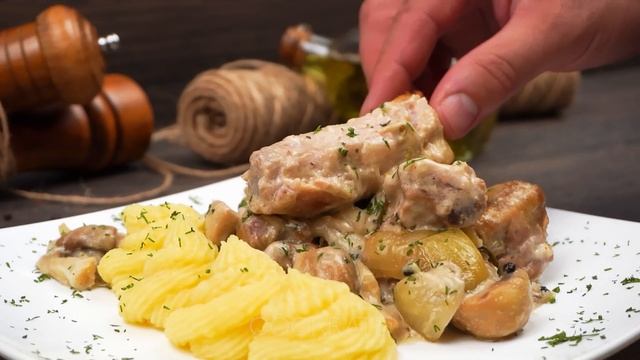 My father-in-law’s pork ribs recipe - in a jar, with sweet cooking cream