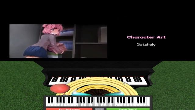 Your Reality Doki Doki Literature Club ft. roblox piano смотреть онлайн