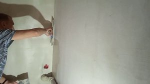 "Шпаклёвка стен под обои без шлифовки "