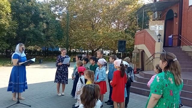 Открытие православной школы при Храме св. м. Дмитрия Солунского.1.10.23 г. ЮМР Краснодар.