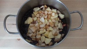 Варенье из черноплодной рябины с яблоками