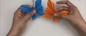Делаем бабочек из бумаги своими руками! ОРИГАМИ, Поделки из бумаги \\ Origami Craft