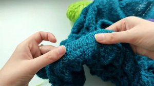 Вязание на спицах. Двойная горловина