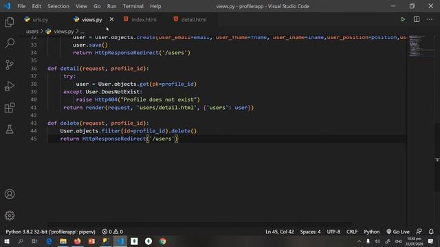 Python Django Lesson [TAGALOG] Part 3 (Details , Insert and Delete)