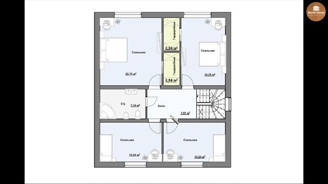 Обзор ДОМА ИЗ ГАЗОБЕТОНА С ПАРКОВКОЙ до 200м2 - Готовый проект! смотреть онлайн