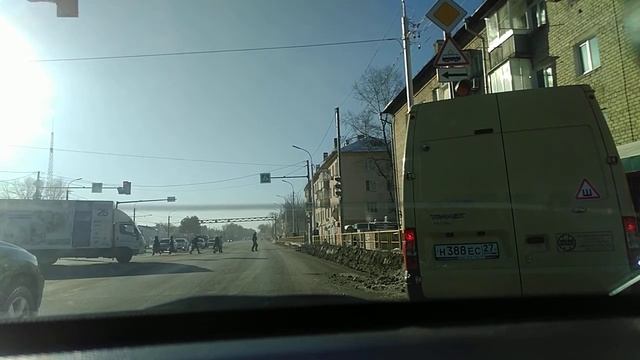 экзамен по городу ГИБДД Хабаровск #автоинструктор27#маршрутхабаровск #автошколавосток