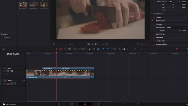 Как замедлить видео в Davinci Resolve смотреть онлайн