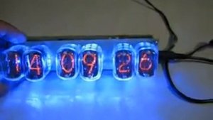 Самодельные неоновые часы на ИН-12 ver.1. Hand-made Neon Clock IN-12