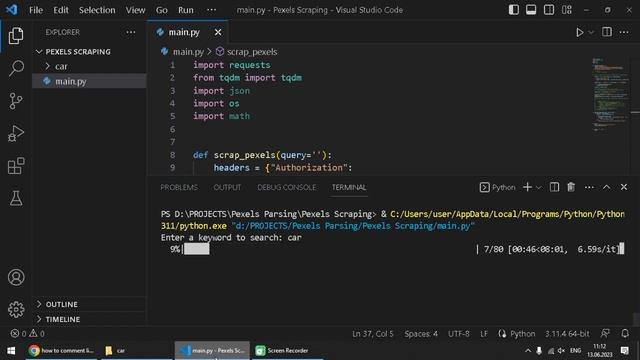 [PYTHON] Scraping Images From Stock Pexels - [ПИТОН] Парсер картинок со стокового сервиса Pexels