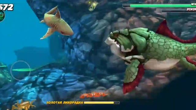 ОБЗОР МЕГАЛОДОНА ДУНКЛИОСТЕЯ И КОСАТКИ?(hungry shark world)