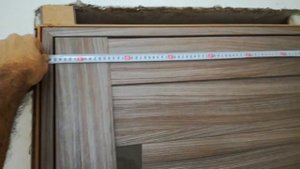 Укорачивание дверного полотна по ширине с 80см до 75см