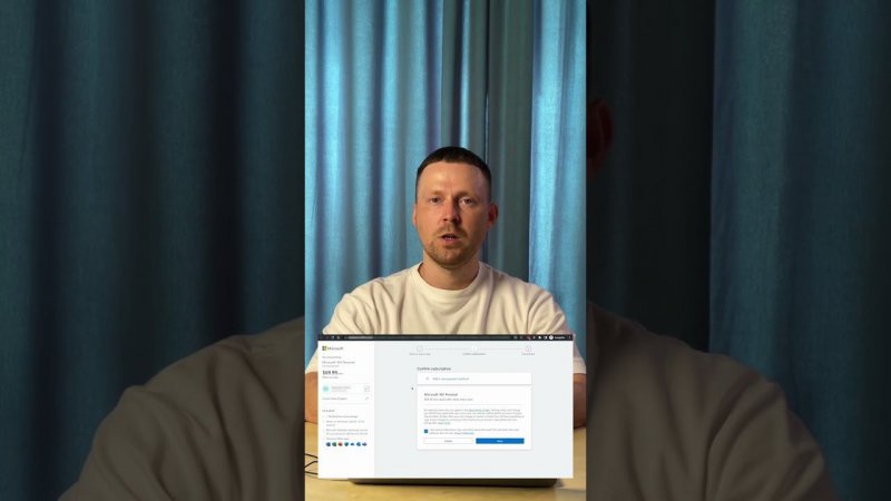 В новом видео показываю процесс оплаты подписки Microsoft office 365 в России в 2023 году