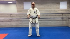 Ката каратэ киокушинкай + Идо гейко (8-й кю)