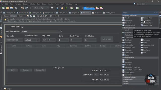 Java MYSQL NetBeans POS inventory System Full Project with Src code #16 DappCode Powerful POS