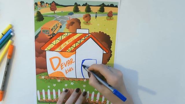 Дорисуй и оживи! Новинка от DEVAR kids смотреть онлайн