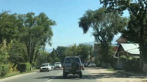 Казахстан. Дороги в городе Талгар.