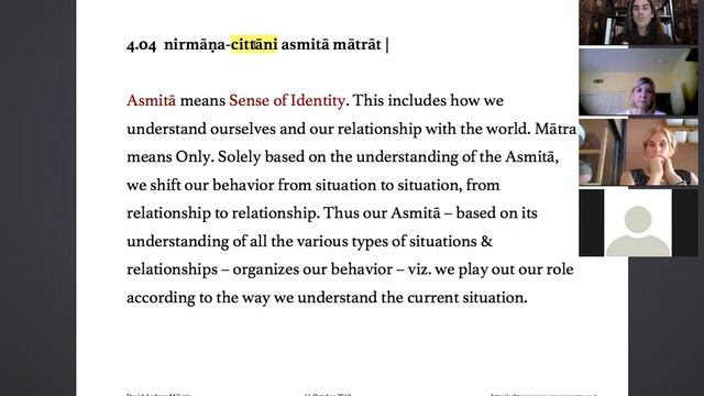 Patañjali Yoga Sūtras 4:04 - 4:06 - 2018 10 04 смотреть онлайн