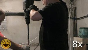 Монтаж модульного омедненного заземления ZANDZ в подвале частного дома.