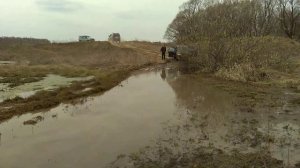 Каптива по глубокой луже хапнула воды. гидроудар шевролет