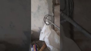 Как быстро почистить миксер от смеси или от штукатурки.