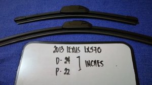 ? ?   2013 Lexus LX570 Wiper Blade Replacement Size ?