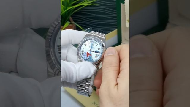 Мужские часы Rolex Day Date Oyster Perpetual с ПОЛНЫМ фирменным комплектом как на фото/видео. смотреть онлайн
