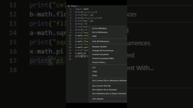 Complete math module using in python