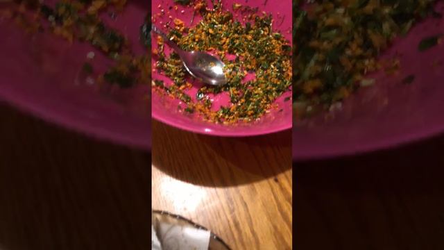Жареная мойва.