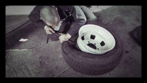 Обуть разварку газель 225/75R16 в ручную