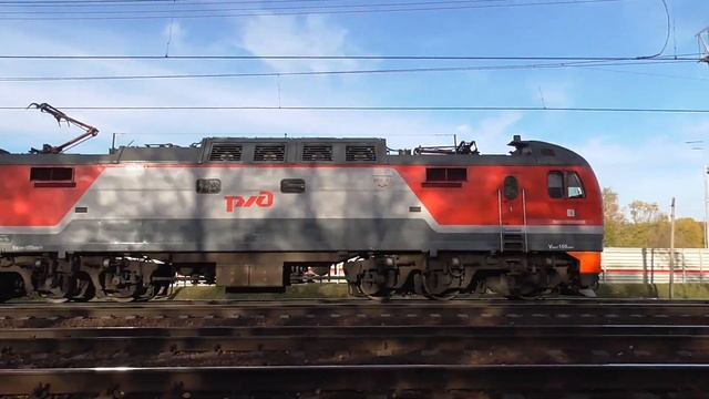 ЭП2К-378 с поездом №120м Москва-Саранск смотреть онлайн